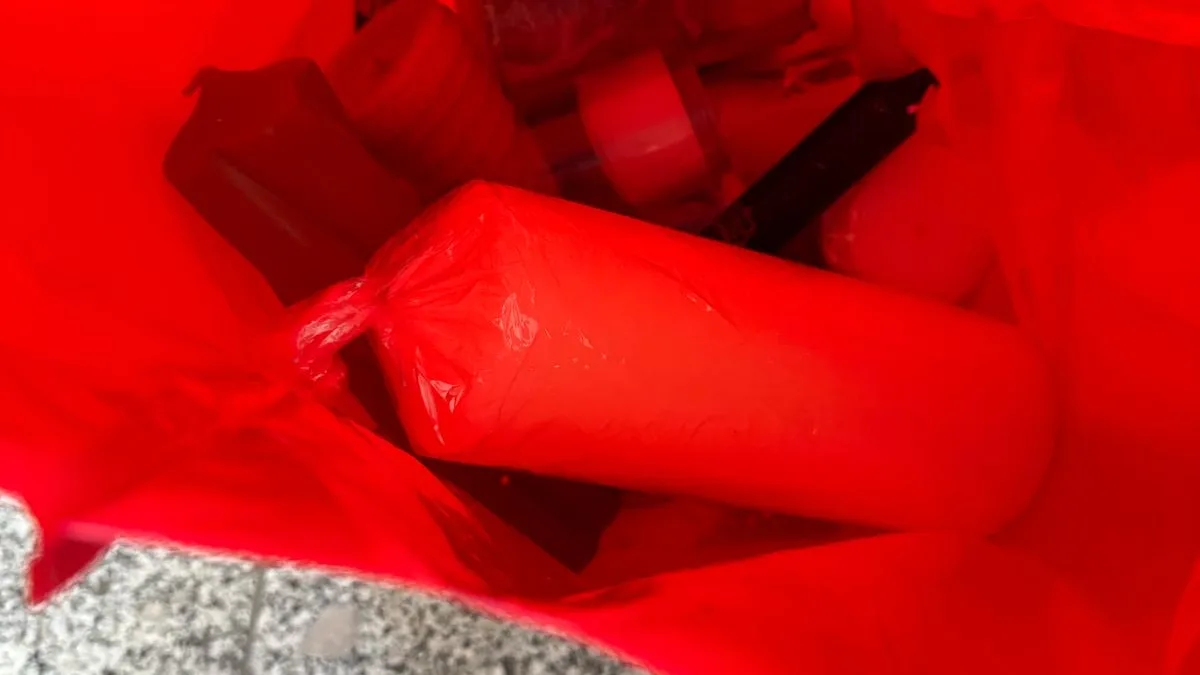 Die ersten 50 roten Wachswandel-Sammeltonnen